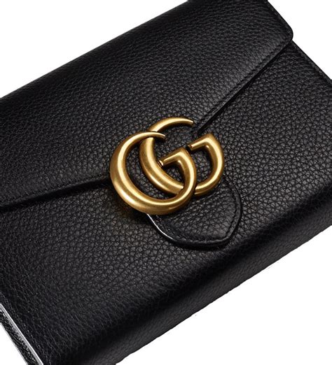 gucci petite marmont wallet on chain white|Gucci Marmont mini bag wallet.